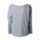 thumbnail image 4 of Blusa informal con cuello sesgado y manga de murciélago de Color liso para mujer a la moda Fridja  FKASFK1366, 4 of 8