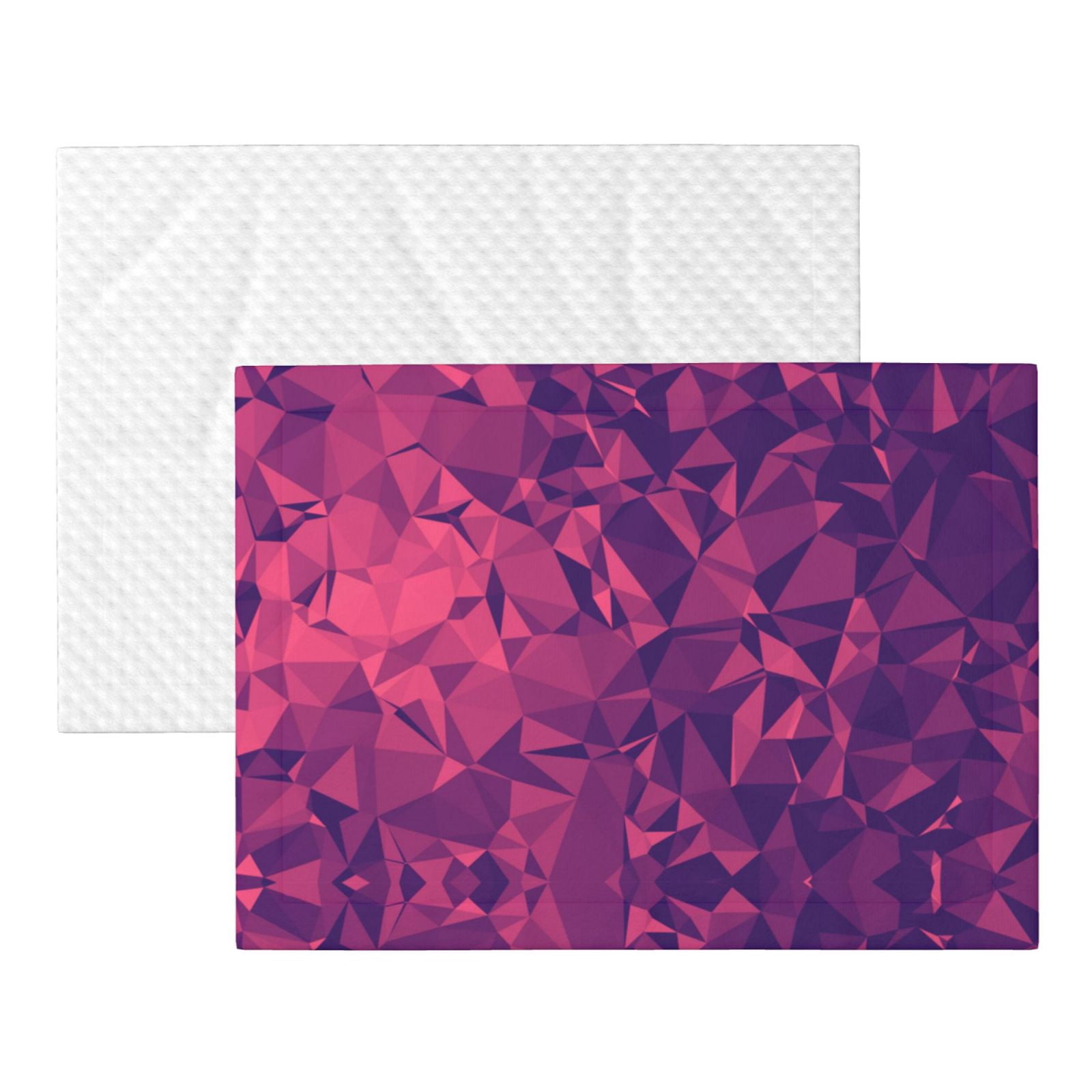 Flannel Throw Dog Blanket Colorful Polygon Frequency Polygon Soft Warm Print Pet Blankets for Small Dog Cat Puppy