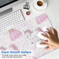 thumbnail image 4 of Long Mouse Pads for Desk,Princess Unicorn Pattern Desk Mats on Top Of Desks, Desk Mouse Pad Extra Large with 3mm Non-Slip Base and Stitched Edge for Gaming,Office,Work,Home 35.4"x15.7", 4 of 6
