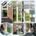thumbnail image 7 of 20 x 79" Window Privacy Film Heat Control Sun Blocking One Way Mirror Film Static Cling Non-Adhesive Vinyl Glass Cover for Home Office, 7 of 7