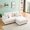 White, variant on 79.3 inches - Corduroy Upholstery - Various Usage - Reception - Durable Fabric