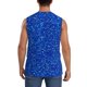 thumbnail image 4 of Balery Blue Circles Mosaic Camisetas sin mangas para hombre, absorbe la humedad y protege contra el mal olor.-X-Large, 4 of 7