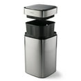 thumbnail image 4 of Tramontina 3.17-Gallon Stainless Steel Touchless Waste Bin with SS Capped Lid, Motion Sensor, Bag Tuck Hole, 4 of 6