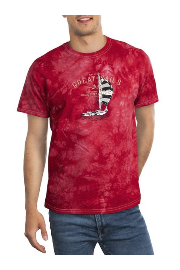 Great Sails Tie Dye Crystal Men -Image by Shutterstock, Male XX-Large