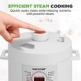 thumbnail image 6 of 6 QT Electric Pressure Cooker - 9 Function Digital Countertop with Preset Cooking Modes, Adjustable Time & Temp Settings (White), 6 of 7