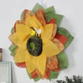 thumbnail image 5 of Artificial Sunflower Wreath with Bee Honey Spring Summer Wreath for Front Door  Easter Wall Wedding Farmhouse Holiday Decoration Indoor Outdoor Home Decor Spring Honey Bee Day Decorations, 5 of 9