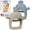 Beige / Blue, variant on PBnJ baby 2 Packs Silicone Teething Mitten(Gray & Blue)
