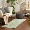 thumbnail image 3 of Jadeite  Slim Stripe Cotton Chindi Rug  Multi-Color Cotton 2Ft 3Inx6Ft, 3 of 3