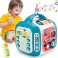 thumbnail image 3 of SIfdSeng Cute Toys Baby Toys Baby Activity Cube Toys Gifts for 1 2 3 Year Old Boys Girls Kids Toddlers Learning Educational Toys Baby Musical Toys for Toddlers Kindergarten Toys Bulk, 3 of 7