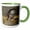 Green/White, variant on 3drose, Red-tail Hawk, 15oz Mug
