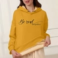 thumbnail image 5 of Hoodies for Women Long Sleeve Hoodie Pullover Hoodies Oversized Sweatshirt for Women Yellow Hoodie Y2k Fall Outfits for Women 2025 Women’S Clothes, 5 of 6