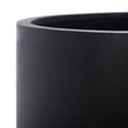 thumbnail image 5 of SAFAVIEH Loflen Outdoor Patio Planter, Natural/Black, 5 of 8