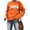 Orange-1-, variant on MOUSYA Halloween Sweatshirt Women Spooky Season Shirt Pumpkin Fall Sweatshirt Ghost Long Sleeve Pullover Tops