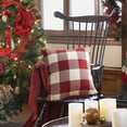 thumbnail image 4 of Linen Pillow Cover | Plaid Square Cushion Case for Sofa or Bed | 17.72 x 17.72 Inch Home Decor Accent Pillow Slipcover | Decorative Throw Pillow Protector, 4 of 6