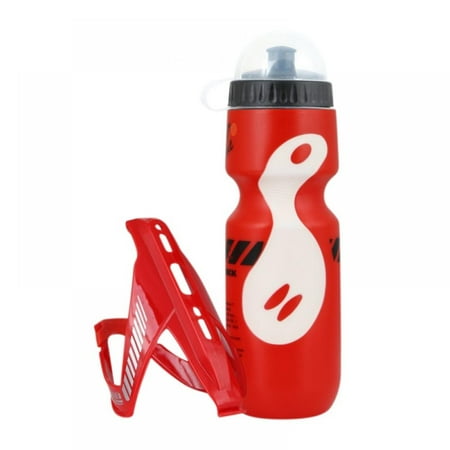 

22OZ. Bike Waterbottle HolderWater Bottle With Cage Mount Holder For Cycling Mountain Bikes Sports