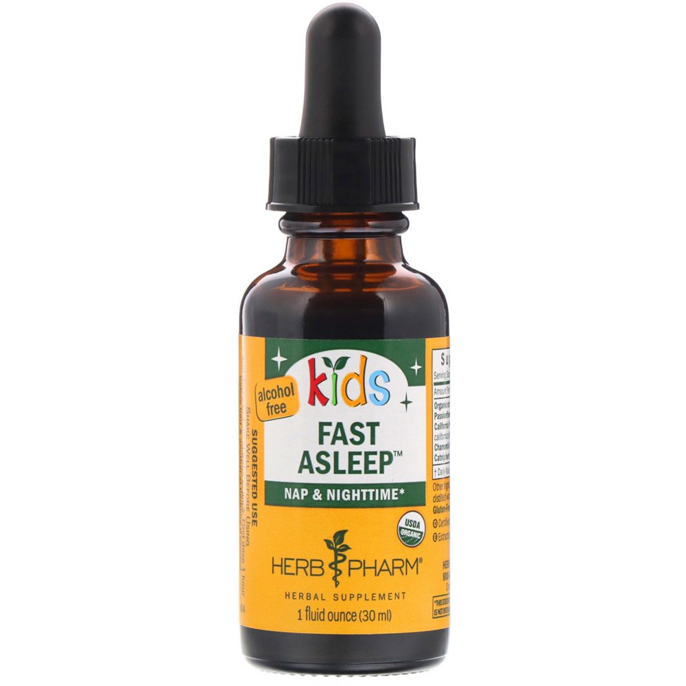 Herb Pharm Organic Kids Fast Asleep, Alcohol Free, 1 fl oz (30 ml