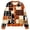 Orange, variant on EliteGoogv Women's Halloween Graphic Cardigan Button Down Long Sleeve Knit Sweater Loose Fit Casual Fall Winter Outwear,M