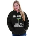 thumbnail image 4 of My Margarita Could Use Your Salt Unisex Plus Fleece Graphic Hoodie Brisco Brands 3X, 4 of 5