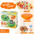 thumbnail image 3 of Juego Marble Balance YUOIOYU con 50 canicas coloridas en forma de calabaza, 3 of 7