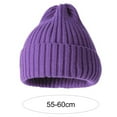 thumbnail image 6 of D-GROEE Winter Knitted Cuffed Beanie Hats for Women Soft Woolen Hat Classic Knit Stretchy Warm Cap for Women, 6 of 8