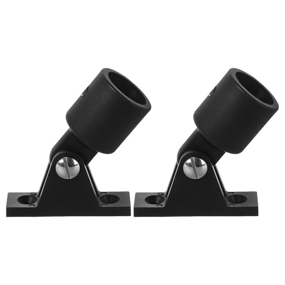 Nicehomfit 2Pcs Nylon Bimini Top Fitting Hardware Black Boat Canopy Accessories for Marine Use