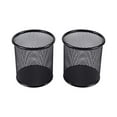 thumbnail image 1 of EasyPAG 2 Pcs Porte-Stylo Rond en Maille de 3,5 Pouces, Noir, 1 of 2