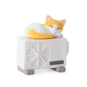 Neko Home Position Vol. 2 White & Orange Cat on Air Conditioner Mini Figure