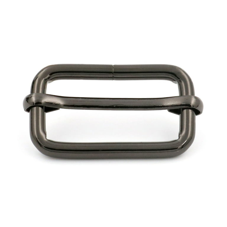 Silver Metal Belt Buckle Double Bar Buckle 32mm Adjuster Buckle