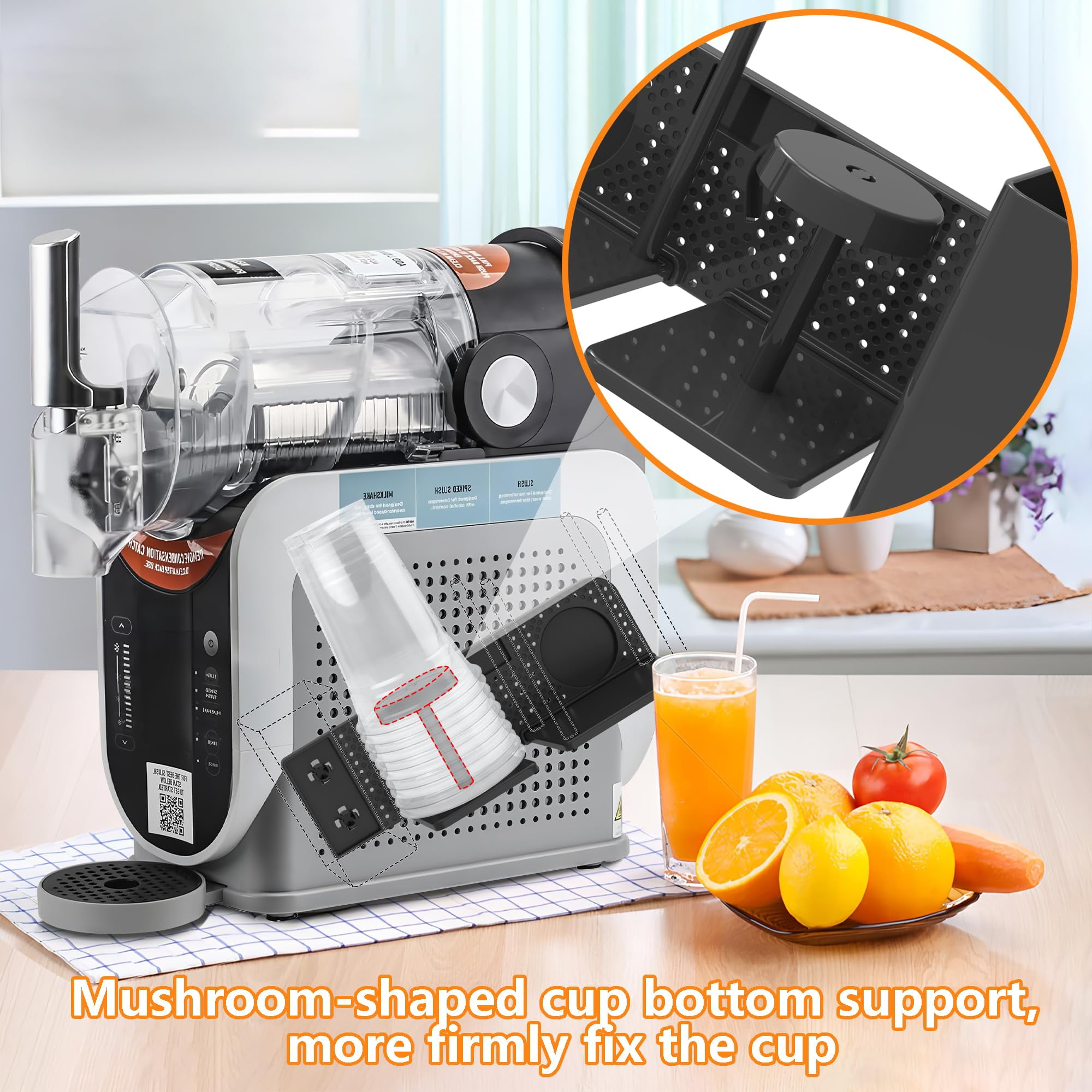 Cup Organizer for Ninja Slushie Machine Fs301, Plastic Cup Holder