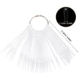 thumbnail image 3 of KAKOWELY 100pcs Nail Display Tips Nail Art Practice Nail Tips Display Pointed Tip For Nail Color Display,4.65X"X0.43"X0.16", 3 of 5