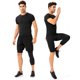thumbnail image 5 of Hombres de compresión leggings de una pierna para el baloncesto atrenamiento de fitness medios transpirables de una sola pierna, 5 of 7
