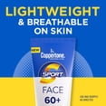 thumbnail image 3 of Loción de protección solar Coppertone Sport Face SPF 60+ 75 ml, 3 of 9
