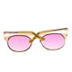 thumbnail image 5 of Par de gafas de terre de moda con espejo para 1/6 Dolls Accesorios Aleación de plástico Lente púrpura CUTICAT Gafas de sol de muñeca Blythe, 5 of 8