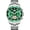silver green, variant on Skeleton Tourbillon Automatic Mechanical Men Wrist Watch Business Stainless Steel Sapphire Crystal Waterproof Self-Winding Clock Luminous Day Date