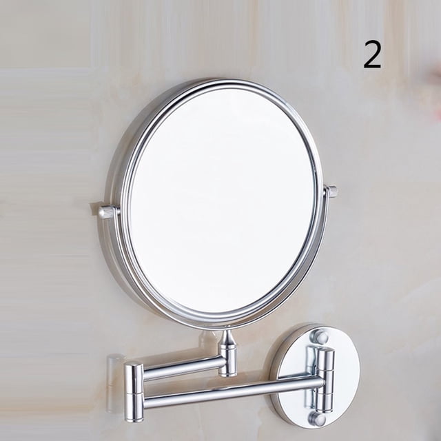 3X Magnification Wall Mount Makeup Vinity Mirror Double-Sided Swivel Extension Mirror