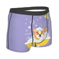 thumbnail image 3 of Balery Corgi Washing in Bathtub Men's Boxer Briefs, Soft and Breathable Cotton Underwear with nylon Waistband-Medium, 3 of 9