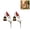 A*2 #1, variant on ZZAIXHL Outside Solar Lights For Yard 9.84in Cardinal Solar Light Garden Decor Red Bird with Lantern Gift Warm Glow Lantern for Patio Lawn Porch