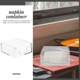 thumbnail image 6 of Tissue Box Napkin Holder for Table Living Room Accessory Square Accessories Acrylic 2 PCS, 6 of 6