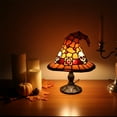 thumbnail image 3 of Halloween Witch Hat Desk Lamp Decoration – Resin Craft LED Table Light for Home Decor, Bedroom, Living Room, Party Ornament, Spooky Seasonal Gift, 3 of 5