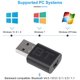 USB Bluetooth Adapter 5.0 Bluetooth Dongle Bluetooth Transmitter Receiver for PC Laptop Desktop TV Bluetooth Speaker Headset Windows 10/8.1/8 / 7 / XP/Vista - image 5 of 11