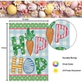 thumbnail image 6 of Easter Garden Flags for Outside 12.5x18 Double Sided, Cartoon HIP HOP Carrot with Dots Small Yard Decoration, Seasonal Spring Celebration Decor for Farmhouse Holiday Outdoor, 6 of 6
