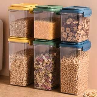 Small Airtight Cereal Dispenser 1.9L(64 Oz), Cereal Storage Containers with  Measuring Cup,Kitchen Dry Food Storage Keeper Bin