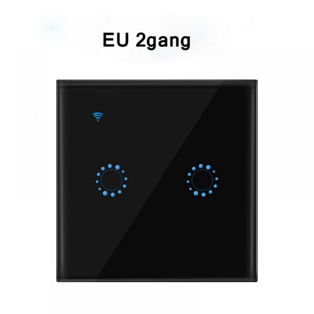 Details about   1/2/3 Gang Smart WiFi Wall Light Switch Touch Panel For Amazon Alexa Google Home 