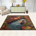thumbnail image 3 of Area Rug Indoor 63"x48"in Non-Slip Wear Resistant Floor Mats Soft Large Carpets for Living Room Bedroom Home Decor Beautiful Parrot, 3 of 7