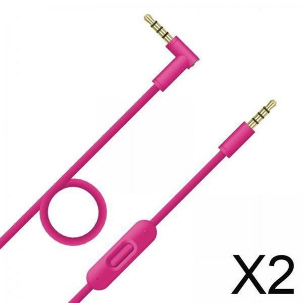 Cable de repuesto,Cable de repuesto para auriculares para juegos,Cable auxiliar de 1,4 m para PC,conector de 3,5 mm,respuesta,colgar,Cable Cable Auriculares volumen subir bajar,Cable para