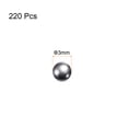 thumbnail image 2 of Unique Bargains Boules de Précision 3mm Diamètre 316L Acier Inoxydable pour Roulements 220 Pack, 2 of 7