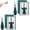 Green, variant on Eagle Beak Beveled Nail Clippers – 3‑Piece Set, Super Sharp Wide Jaw Opening, Anti‑Splash Fingernail Cutter for Thick Nails