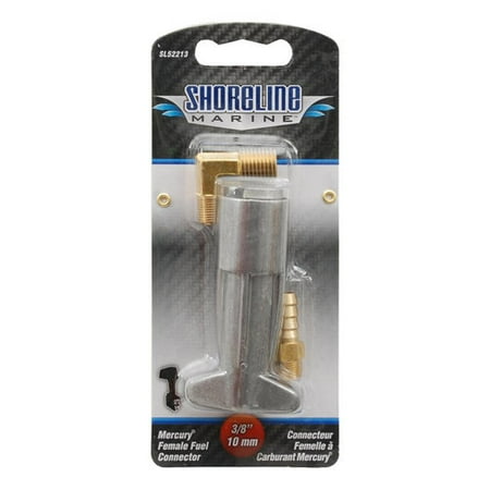 Shoreline Marine Mercury 3/8" Female Fuel Connector, 3pc
