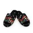 thumbnail image 2 of COEQINE Mushroom Dragonfly House Slippers for Women, Comfy Fuzzy Sandals Fluffy Home Shoes Washable Indoor House Slides Soft Slippers Open Toe Cute Footwear for Ladies, 36-37, 2 of 7
