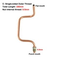 thumbnail image 1 of Copper-plated Aluminum small household Air Compressor Exhaust Tube Air pump pipe, 1 of 5
